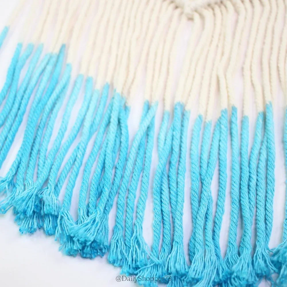 NWOT Ashland Dip Dyed Intricate Macrame Wall Hanging